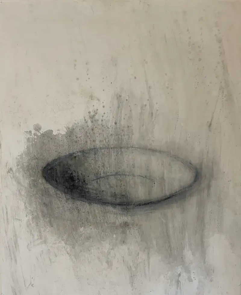 Paysage (Bassine), Huile sur toile, 73x60cm, Cedric Carre, Villa Sonneville, refB06