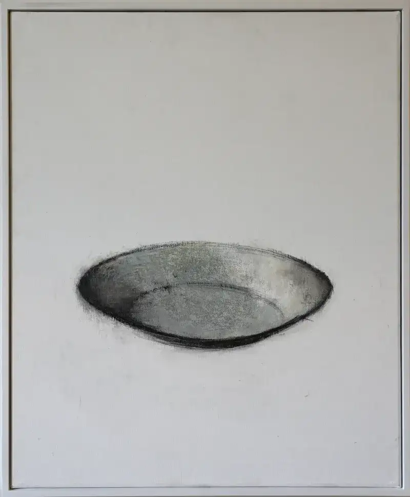 Paysage (Bassine), Huile sur toile, encadrement d'art, Cedric Carre, Villa Sonneville, refB08