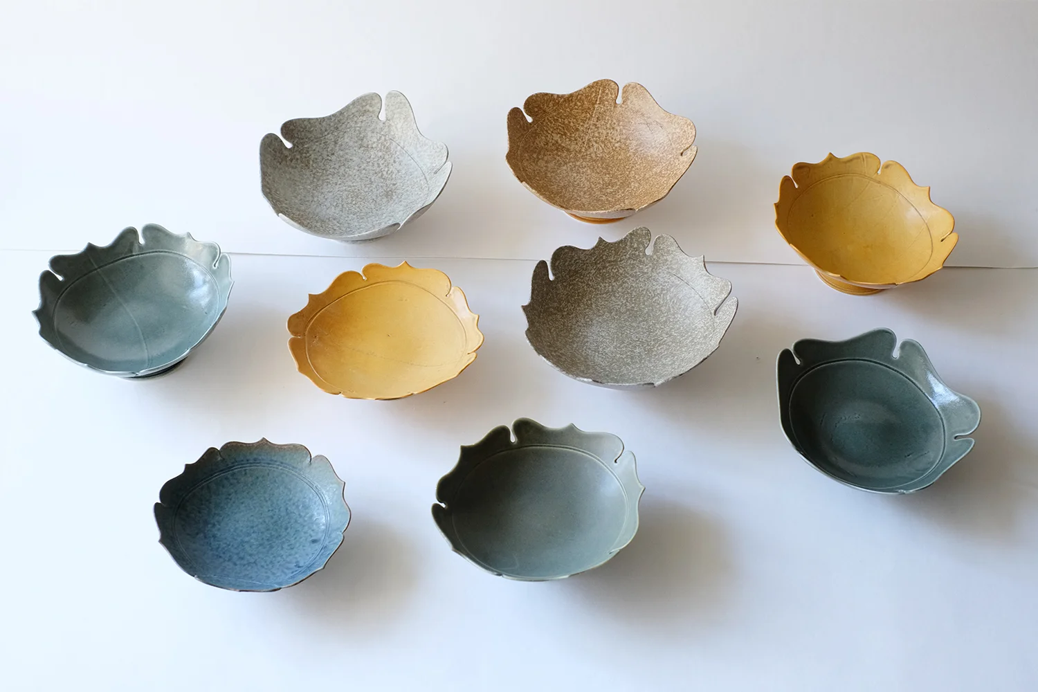 Coupelle en divers émaux, Junliang Ma, Grès et porcelaine