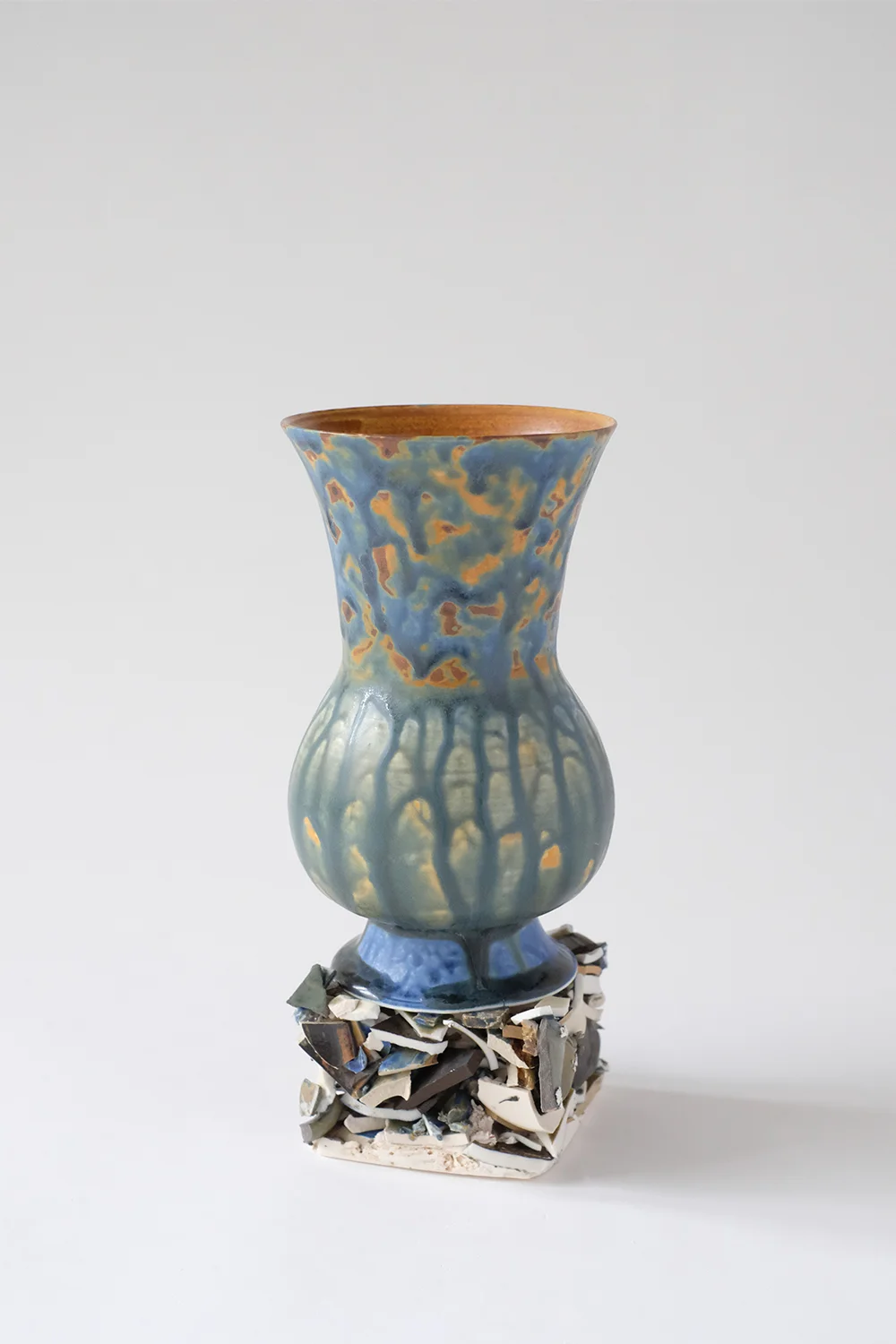 Petit vase, Junliang Ma, Grès et porcelaine